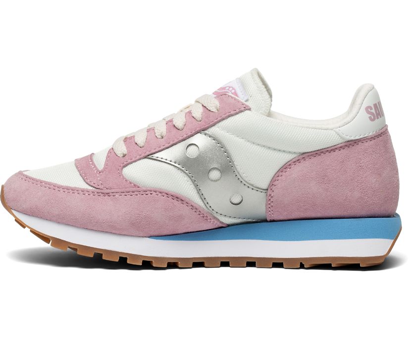 Női Saucony Jazz 81 Originals Fehér Rózsaszín Szürke | HU 256VRW